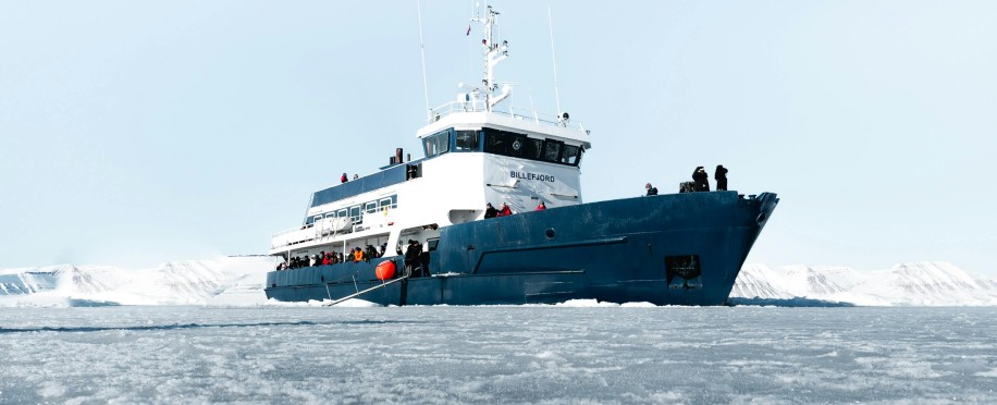 The Icebreaker Storis Departs on Its Maiden Voyage